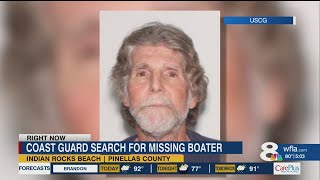 Man missing while boating to Indian Rocks Beach from Marco Island Coast Guard says [upl. by Anitap532]