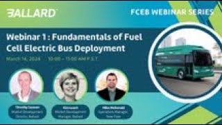 FCEB Series 2024 Webinar 1 Fundamentals of Fuel Cell Electric Bus Deployment [upl. by Marcy967]