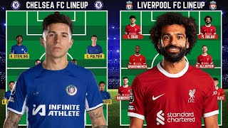 Chelsea FC Vs Liverpool FC Head To Head Predicted Lineup Carabao Cup 2024 Final [upl. by Refynnej]