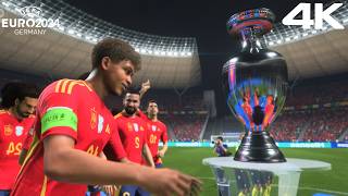 UEFA EURO 2024 Final  Spain vs England  EA FC 24 [upl. by Yracaz]