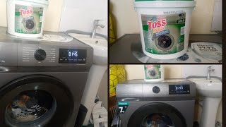 How to use a Hisense Washing machine Automatic Front Loarder [upl. by Ecnerual642]