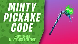 Minty Pickaxe Code  New Method to Get Minty Axe Code Tutorial [upl. by Franek703]