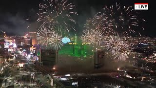 FULL VIDEO Tropicana hotel imploded in true Las Vegas spectacle [upl. by Iem]