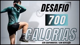 TREINO FÁCIL para GASTAR 🔥700 calorias  INICIANTES  18 minutos  HIIT [upl. by Lorsung405]