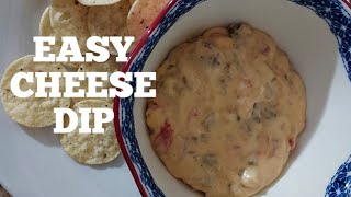 Easy Cheese Dip With Rotel Tomatoes [upl. by Yalahs766]