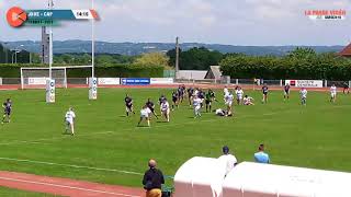 Rugby féminin  JouélèsTours  Périgueux demifinale championnat de France Fédérale 2 [upl. by Linad]