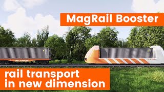 MagRail Booster  New solution for freight transport by Nevomo [upl. by Filia]