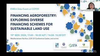 COP29  Financing Agroforestry Exploring Diverse Financing Schemes for Sustainable Land Use [upl. by Annasus]