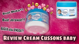 REVIEW HASIL PEMAKAIAN 2 BULAN CREAM CUSSONS BABY DI WAJAH [upl. by Buyer649]