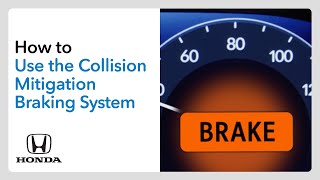 How to Use the Collision Mitigation Braking System™ CMBS™ [upl. by Didier]