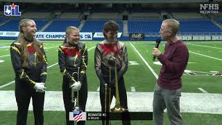 MULTICAM  Redwater HS Band Interview  2024 State Marching Band Championships Prelims [upl. by Reppep]