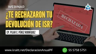 Devolución ISR a favor declaración anual 2023 [upl. by Yren]