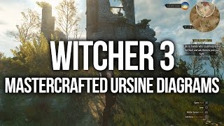 Witcher 3  ALL Mastercrafted Ursine Diagram Locations Upgrade Gear and Weapons [upl. by Aidaas330]