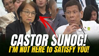 CASTOR SUNOG kay TATAY DIGONG I’M NOT HERE to SATISFY YOU [upl. by Oletta]