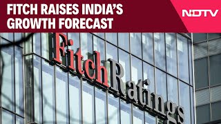 India GDP  Rating Agency Fitch Raises Indias GDP Growth Forecast For 202425 To 72 [upl. by Annailuj]