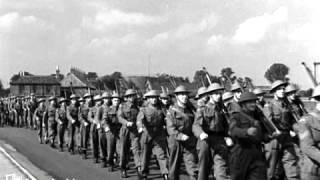 HOME GUARD PARADE 1944 [upl. by Ayrotal930]