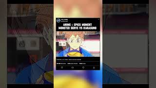 Anime epic moment haikyuuanime animeedit anime karasuno haikyuuxyn hinata volleyball anime [upl. by Lavena190]