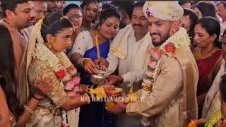 Madhu gowda mother nidhu nikhilnisha reels viral kannada marriage madhugowda love [upl. by Gladdy]