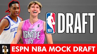 ESPN 2024 NBA Mock Draft Reacting To Jonathan Givony’s Latest Projections [upl. by Olumor]