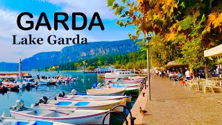 Lago di Garda Garda Italy Walking Tour 4K [upl. by Gadmon]