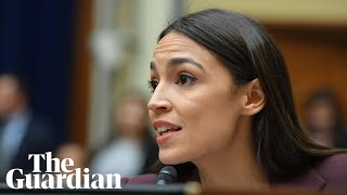 Alexandria OcasioCortez targets Trump finances at Cohen hearing [upl. by Asirahc]