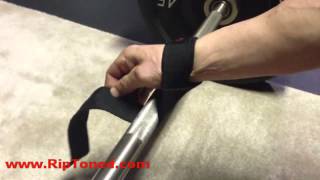 How to Use Weightlifting Wrist Straps for Wrist Support When Bodybuilding and Powerlifting [upl. by Kimble543]