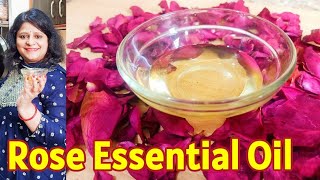 How to Make ROSE Essential Oils at Home and BENEFITS  Facial Massage Steps  DeysDelicacy [upl. by Devondra]