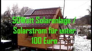 Solaranlage für unter 100 Euro [upl. by Miharba]