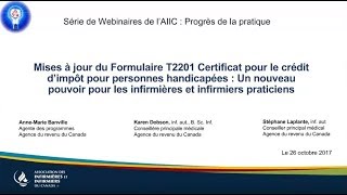 Mises à jour du Formulaire T2201 Certificat pour le crédit d’impôt pour personnes handicapées [upl. by Quintus]