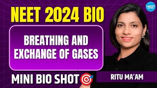 Breathing amp Exchange Of Gases Class 11 Bio Mini Shot  NEET 2024 Biology  Ritu Rattewal [upl. by Konstanze789]