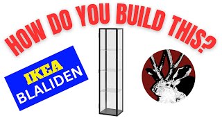 How to Assemble Ikea Blaliden  Glass Display Case [upl. by Isherwood]