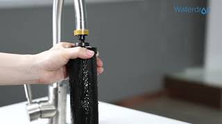 How to install Waterdrop King Tank GravityFed Water Filter System WDTKS [upl. by Lotti]