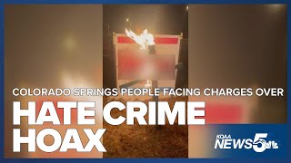 Three Colorado Springs people facing federal charges over hate crime hoax [upl. by Oetomit583]