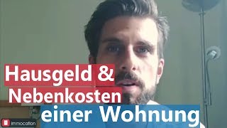 Nebenkosten Wohnung  Hausgeld So gehst du damit um beim Wohnungskauf Wohngeld Betriebskosten [upl. by Asinla]