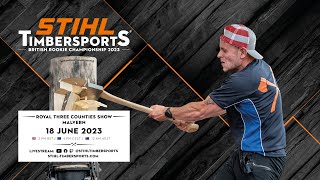 STIHL TIMBERSPORTS® Rookie Championship 2023 [upl. by Cleary693]