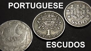 Old Portuguese Escudo Coins 1927  1988 numismatics coincollecting escudo portugal [upl. by Magdalen]