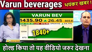 Varun beverages share for long termanalysisVBL share latest newsvbl share target 2025 [upl. by Ttelrahc328]