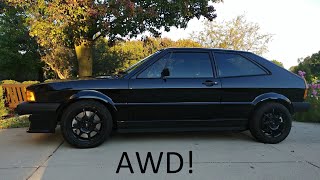 Building an AWD mk1 VW Scirocco in 11 minutes  2 Years StarttoFinish [upl. by Nerahs98]