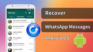 How to Recover Deleted WhatsApp Messages Android OS [upl. by Loy]