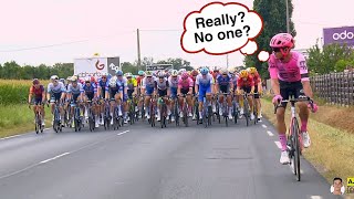 When Nobody Wants to go in the Breakaway with You  Tour de France 2023 Stage 11 [upl. by Metts178]