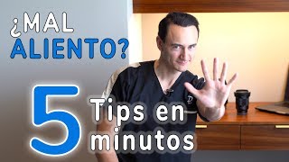 ¿Cómo eliminar el mal aliento 5 tips PROBADOS En sólo 5 minutos [upl. by Krug985]