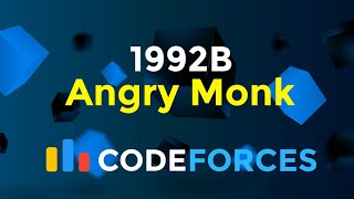 1992B  Angry Monk  Codeforces Round 957 Div 3  Math  Sorting  Codeatic [upl. by Iilek]