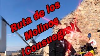 Ruta de los Molinos Consuegra España en moto Cap 4 [upl. by Doughman]