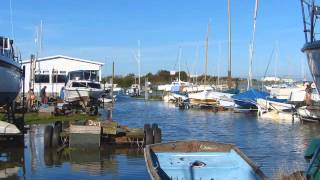 High Tide at Ashlett Creek near Southampton Water on 4th November 2013 [upl. by Scheer506]