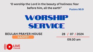 WORSHIP SERVICE   28072024 [upl. by Hull]