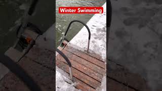 Winter swimming in Finland lets get started This is cool [upl. by Refiffej]