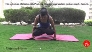 Utthita Padmasana Elevated Lotus Pose [upl. by Winola2]