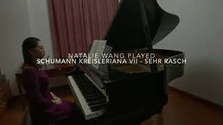 Natalie Wang plays Schumann [upl. by Verine]