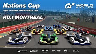 GT World Series 2024  Round 1  Montreal  Nations Cup English [upl. by Naus]