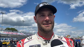 Shane van Gisbergen quotStokedquot With Unexpected Strong First Run at Darlington [upl. by Ennaoj171]